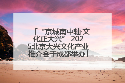 “京城南中轴·文化正大兴” 2025北京大兴文化产业推介会于成都举办