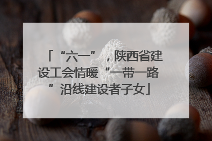 “六一”，陕西省建设工会情暖“一带一路”沿线建设者子女