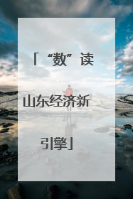“数”读山东经济新引擎
