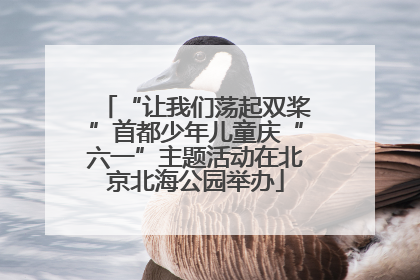 “让我们荡起双桨”首都少年儿童庆“六一”主题活动在北京北海公园举办