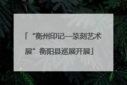“衡州印记—篆刻艺术展”衡阳县巡展开展