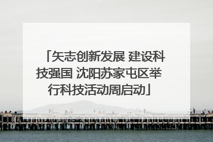 矢志创新发展 建设科技强国 沈阳苏家屯区举行科技活动周启动