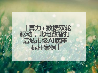 算力+数据双轮驱动，北电数智打造城市级AI底座标杆案例