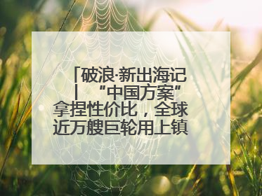 破浪·新出海记丨 “中国方案”拿捏性价比，全球近万艘巨轮用上镇江“节能桨”