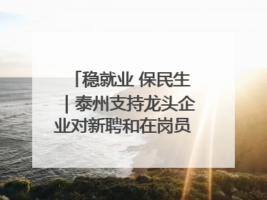 稳就业 保民生｜泰州支持龙头企业对新聘和在岗员工进行实训——到岗就能用 用了就见效