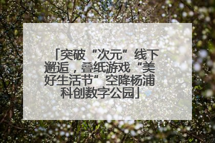 突破“次元”线下邂逅，叠纸游戏“美好生活节”空降杨浦科创数字公园
