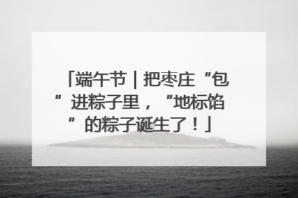 端午节｜把枣庄“包”进粽子里，“地标馅”的粽子诞生了！