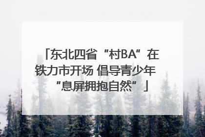 东北四省“村BA”在铁力市开场 倡导青少年“息屏拥抱自然”