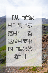 从“烂泥村”到“示范村”：看这位村支书的“振兴答卷”