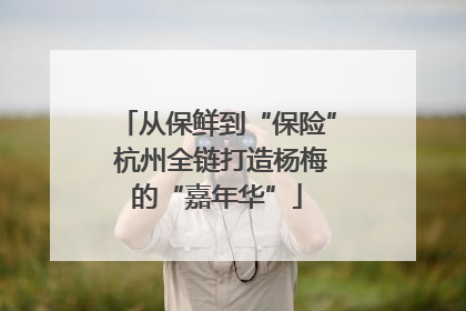 从保鲜到“保险” 杭州全链打造杨梅的“嘉年华”