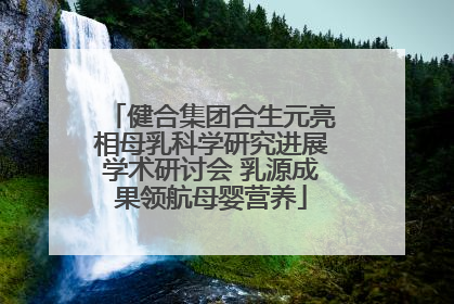 健合集团合生元亮相母乳科学研究进展学术研讨会 乳源成果领航母婴营养