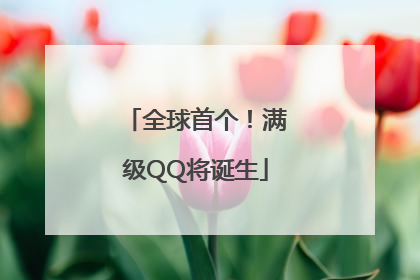 全球首个！满级QQ将诞生