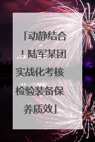 动静结合！陆军某团实战化考核检验装备保养质效