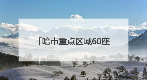 哈市重点区域60座公厕24小时开放