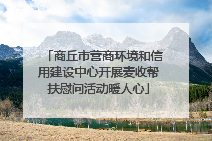 商丘市营商环境和信用建设中心开展麦收帮扶慰问活动暖人心