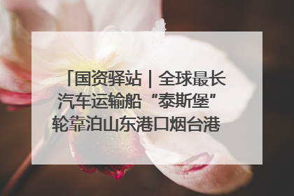国资驿站｜全球最长汽车运输船“泰斯堡”轮靠泊山东港口烟台港；渤海最大油气平台完成浮托安装