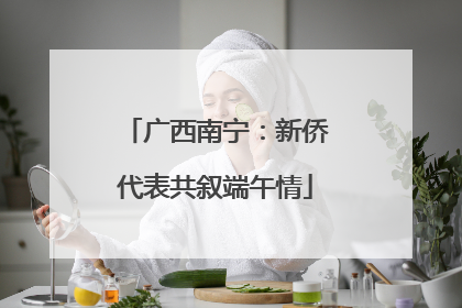 广西南宁：新侨代表共叙端午情