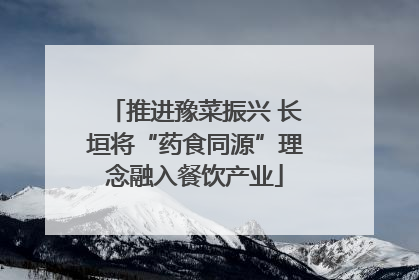 推进豫菜振兴 长垣将“药食同源”理念融入餐饮产业