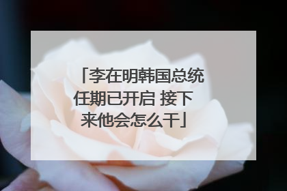 李在明韩国总统任期已开启 接下来他会怎么干