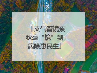 支气管镜察秋毫“镜”到病除惠民生