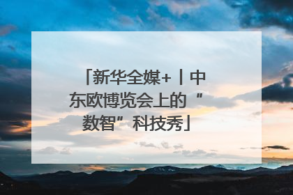 新华全媒+丨中东欧博览会上的“数智”科技秀