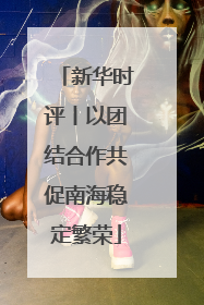 新华时评丨以团结合作共促南海稳定繁荣
