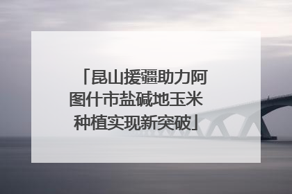 昆山援疆助力阿图什市盐碱地玉米种植实现新突破