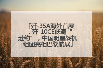 歼-35A海外首展，歼-10CE低调“赴约”，中国明星战机组团亮相巴黎航展