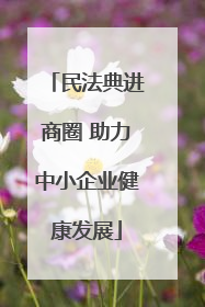 民法典进商圈 助力中小企业健康发展