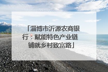 淄博市沂源农商银行：赋能特色产业链 铺就乡村致富路