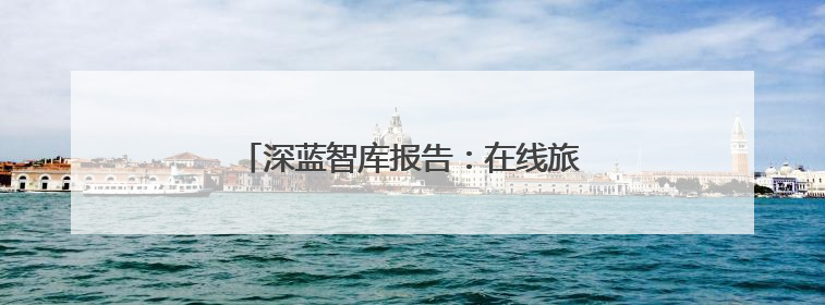 深蓝智库报告：在线旅游业掀起AI竞速战