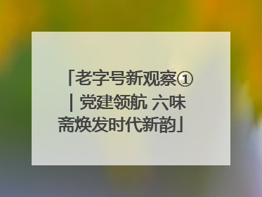 老字号新观察①｜党建领航 六味斋焕发时代新韵