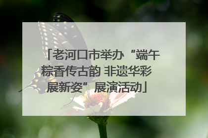 老河口市举办“端午粽香传古韵 非遗华彩展新姿”展演活动