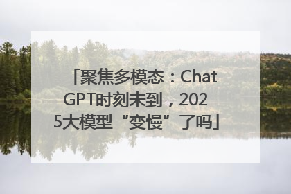 聚焦多模态：ChatGPT时刻未到，2025大模型“变慢”了吗