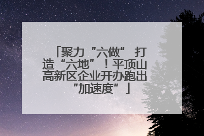 聚力“六做” 打造“六地”！平顶山高新区企业开办跑出“加速度”