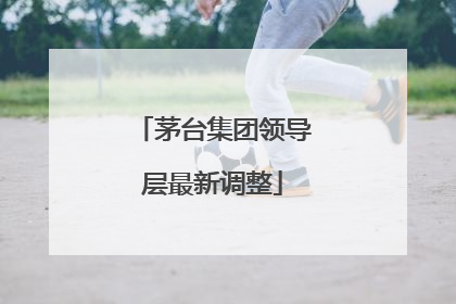 茅台集团领导层最新调整
