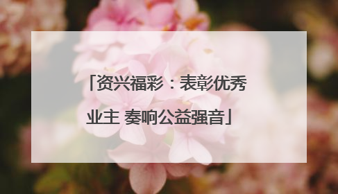 资兴福彩：表彰优秀业主 奏响公益强音