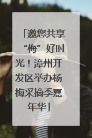 邀您共享“梅”好时光！漳州开发区举办杨梅采摘季嘉年华