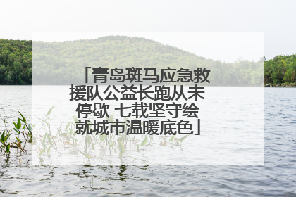青岛斑马应急救援队公益长跑从未停歇 七载坚守绘就城市温暖底色