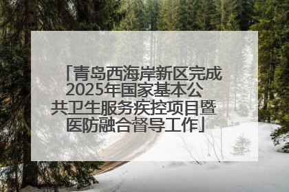 青岛西海岸新区完成2025年国家基本公共卫生服务疾控项目暨医防融合督导工作
