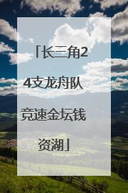 长三角24支龙舟队竞速金坛钱资湖