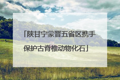 陕甘宁蒙晋五省区携手保护古脊椎动物化石