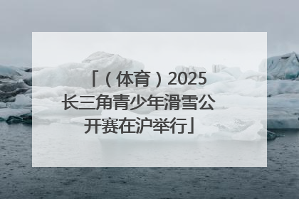 （体育）2025长三角青少年滑雪公开赛在沪举行