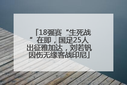 18强赛“生死战”在即，国足25人出征雅加达，刘若钒因伤无缘客战印尼