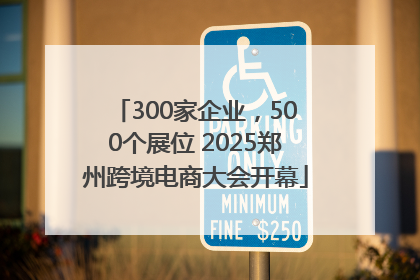 300家企业，500个展位 2025郑州跨境电商大会开幕