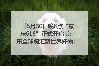 5月30日晚8点“京东618”正式开启 京东全球购汇聚世界好物