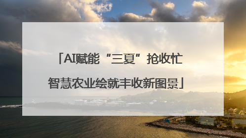 AI赋能“三夏”抢收忙 智慧农业绘就丰收新图景