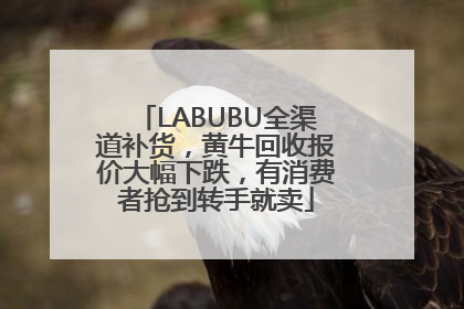 LABUBU全渠道补货，黄牛回收报价大幅下跌，有消费者抢到转手就卖