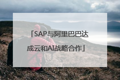 SAP与阿里巴巴达成云和AI战略合作